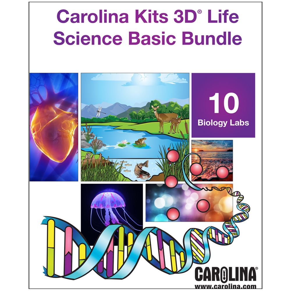 Carolina Kits 3D Life Science Basic Bundle