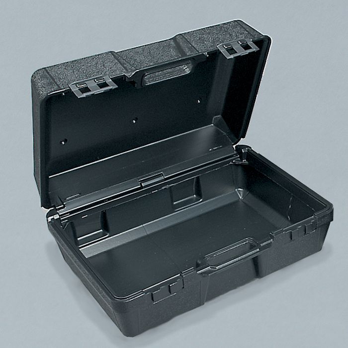 Human Skeleton Storage Case, Black Plastic