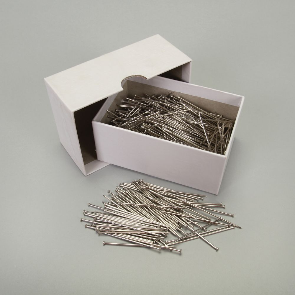 Dissecting Pins, NickelPlated, 2", Box of 900