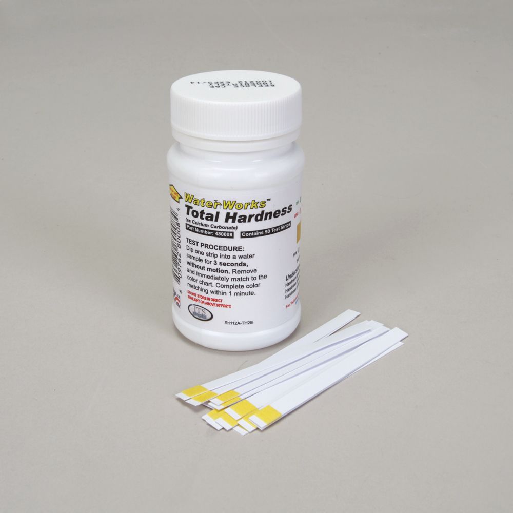 Total Hardness Water Test Strips, Vial of 50