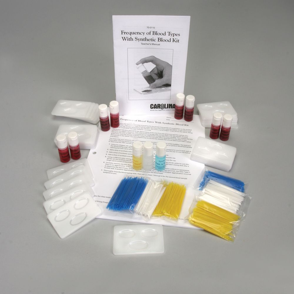Carolina™ Frequency of Blood Types with Synthetic Blood Kit