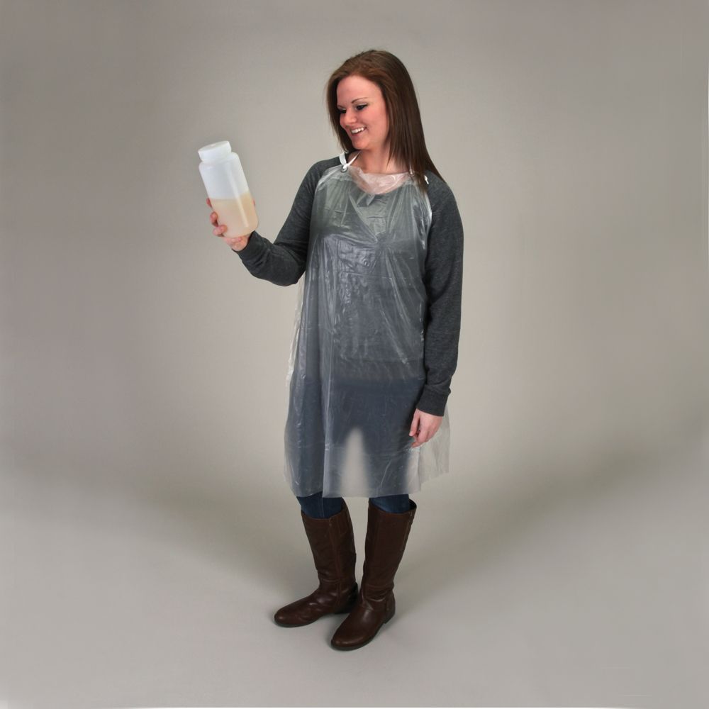 Transparent Plastic Laboratory Apron