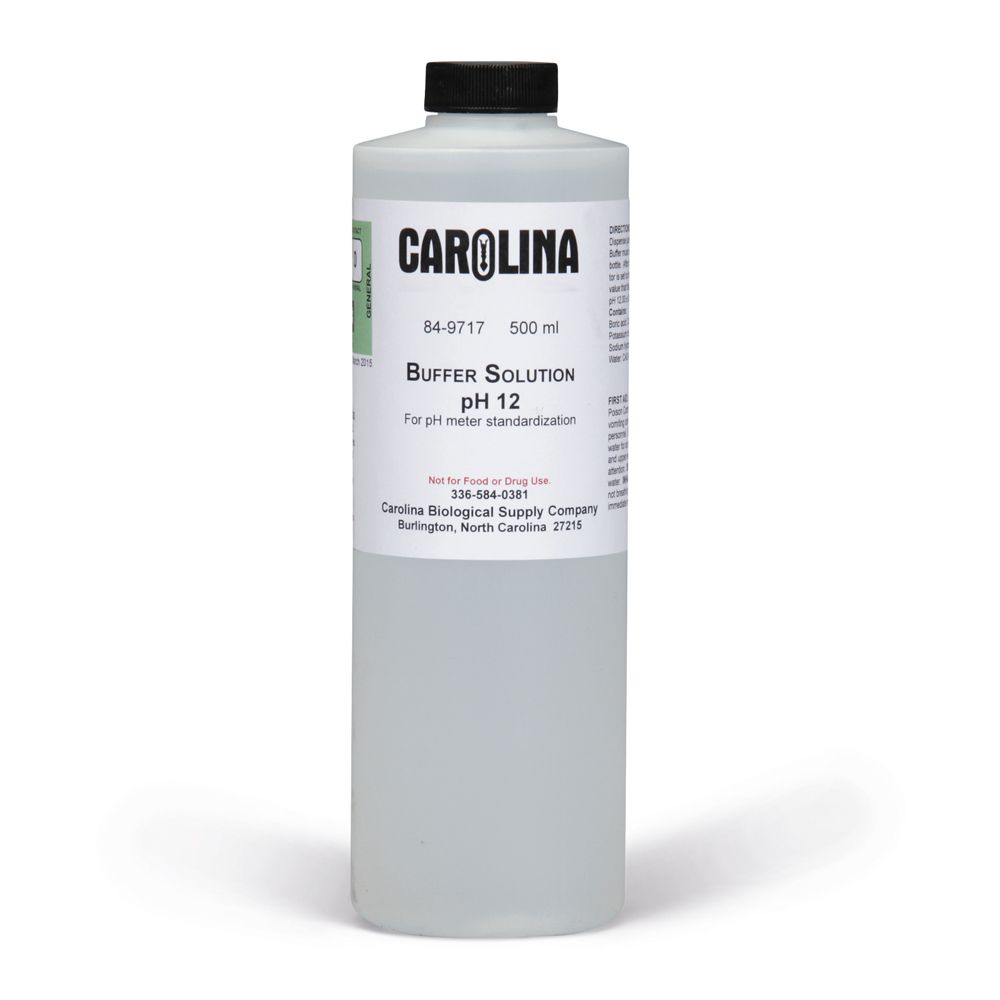 Buffer Solution, pH 12, Laboratory Grade, 500 mL