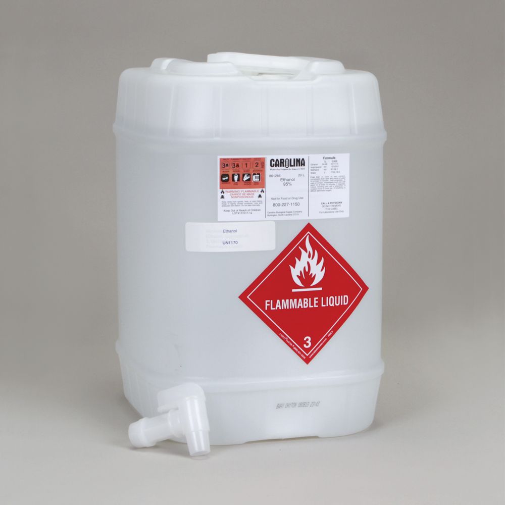 Ethanol, 95, Laboratory Grade, 20 L