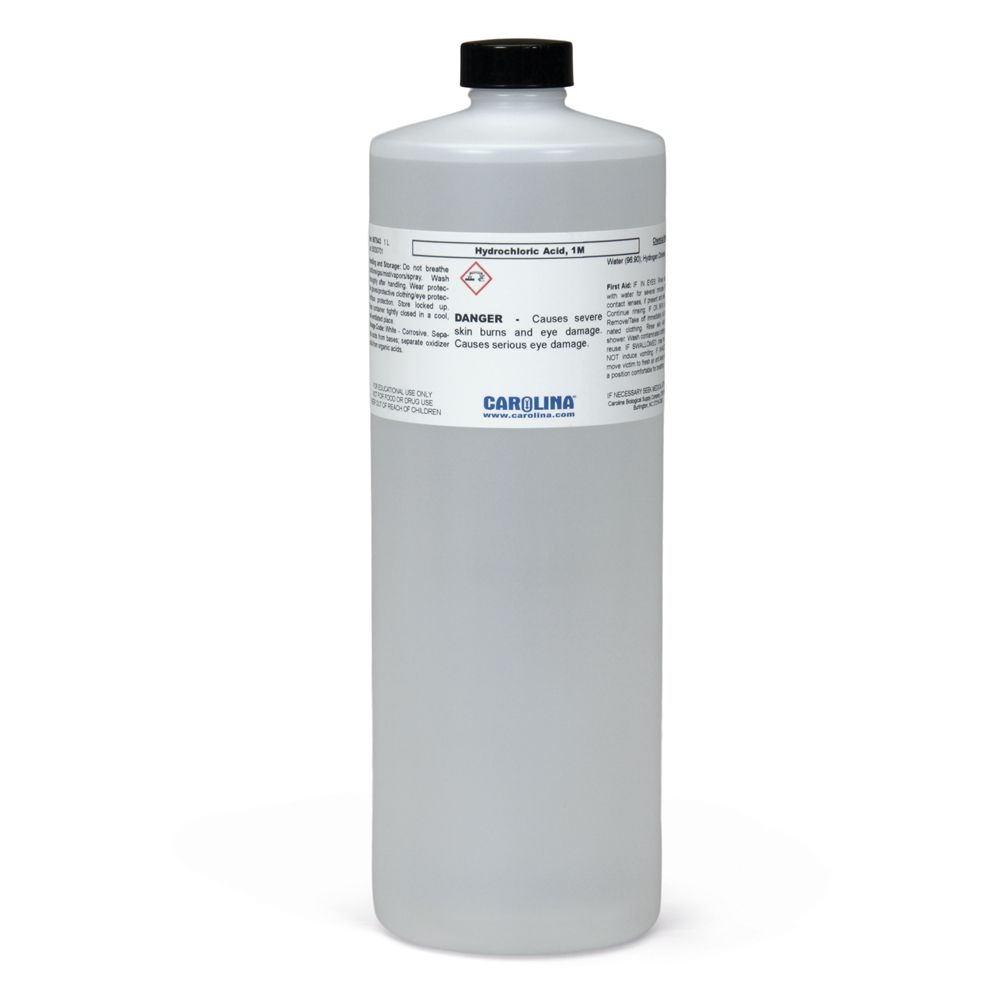 Hydrochloric Acid, 1 M (3 v/v), Laboratory Grade, 1 L