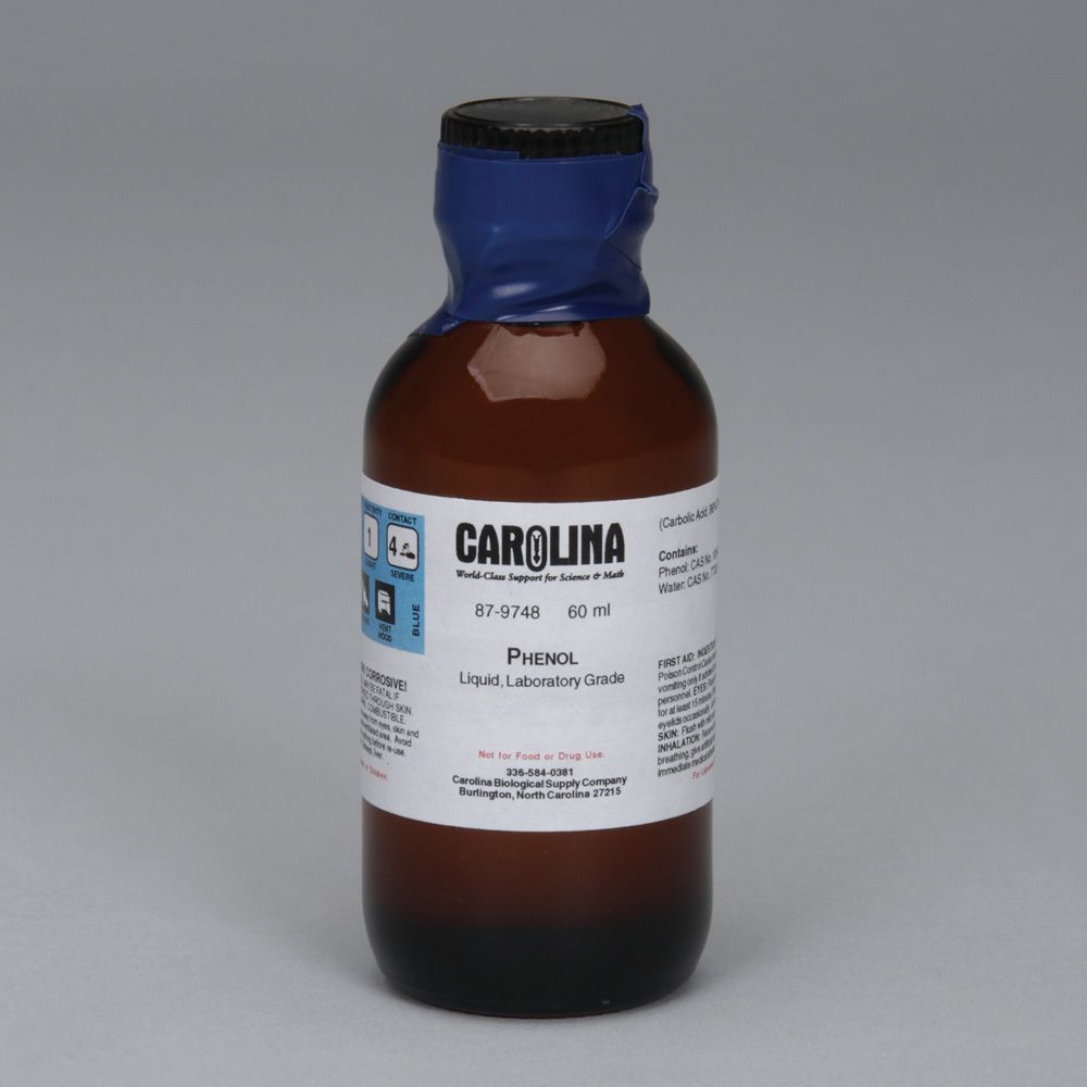 Phenol Liquid, Laboratory Grade, 60 mL