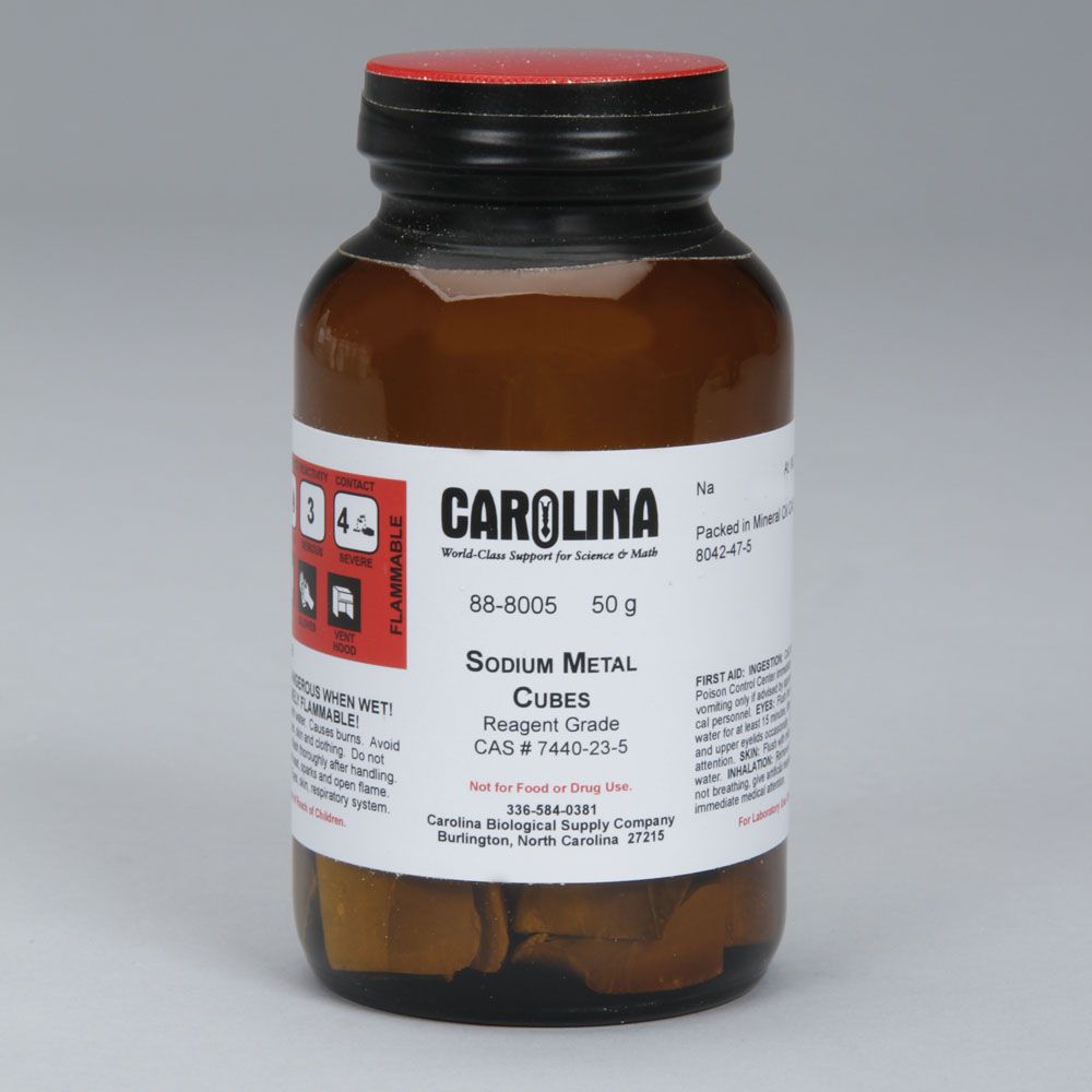 Sodium, Reagent Grade, 50 g