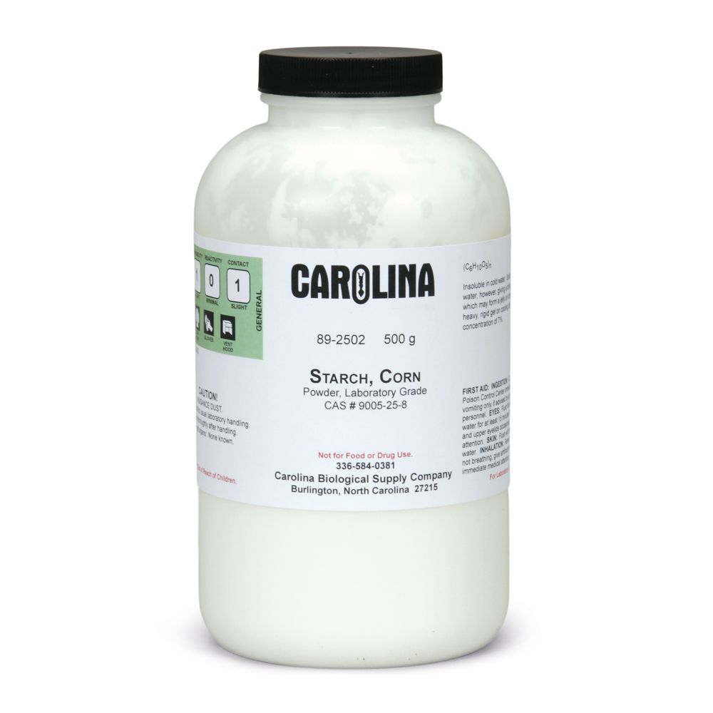 Starch, Corn Powder, Laboratory Grade, 500 g