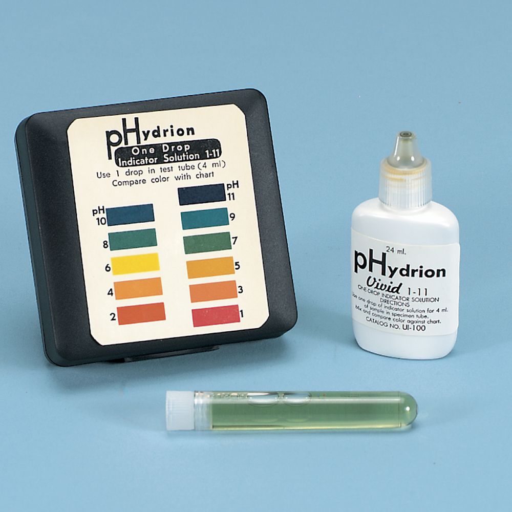 Hydrion® OneDrop Indicator Kit, Wide Range