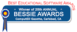 Winner of 25th Annual BESSIE AWARDS - Best Educational Software