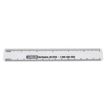 Ruler, Transparent Vinyl, Pack of 12 | Carolina Biological Supply