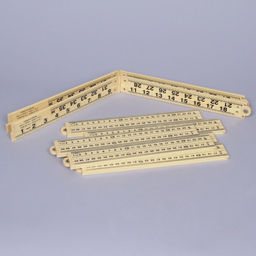 Folding Meter Stick, Pack of 8
