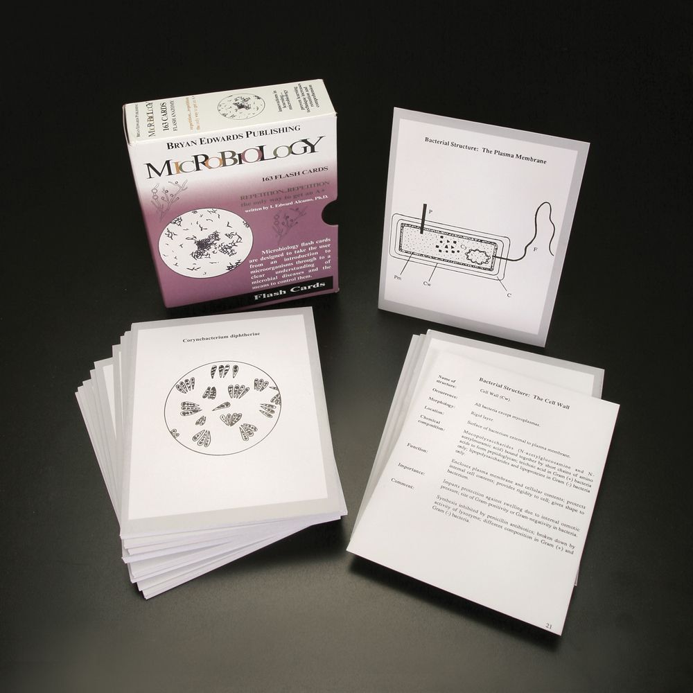Microbiology Flash Card Set