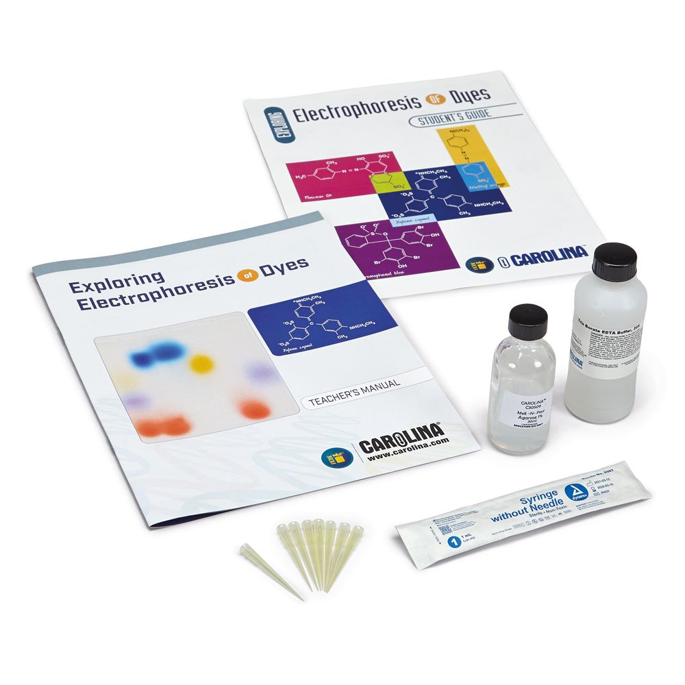 Exploring Electrophoresis of Dyes 1-Station Kit | Carolina Biological ...