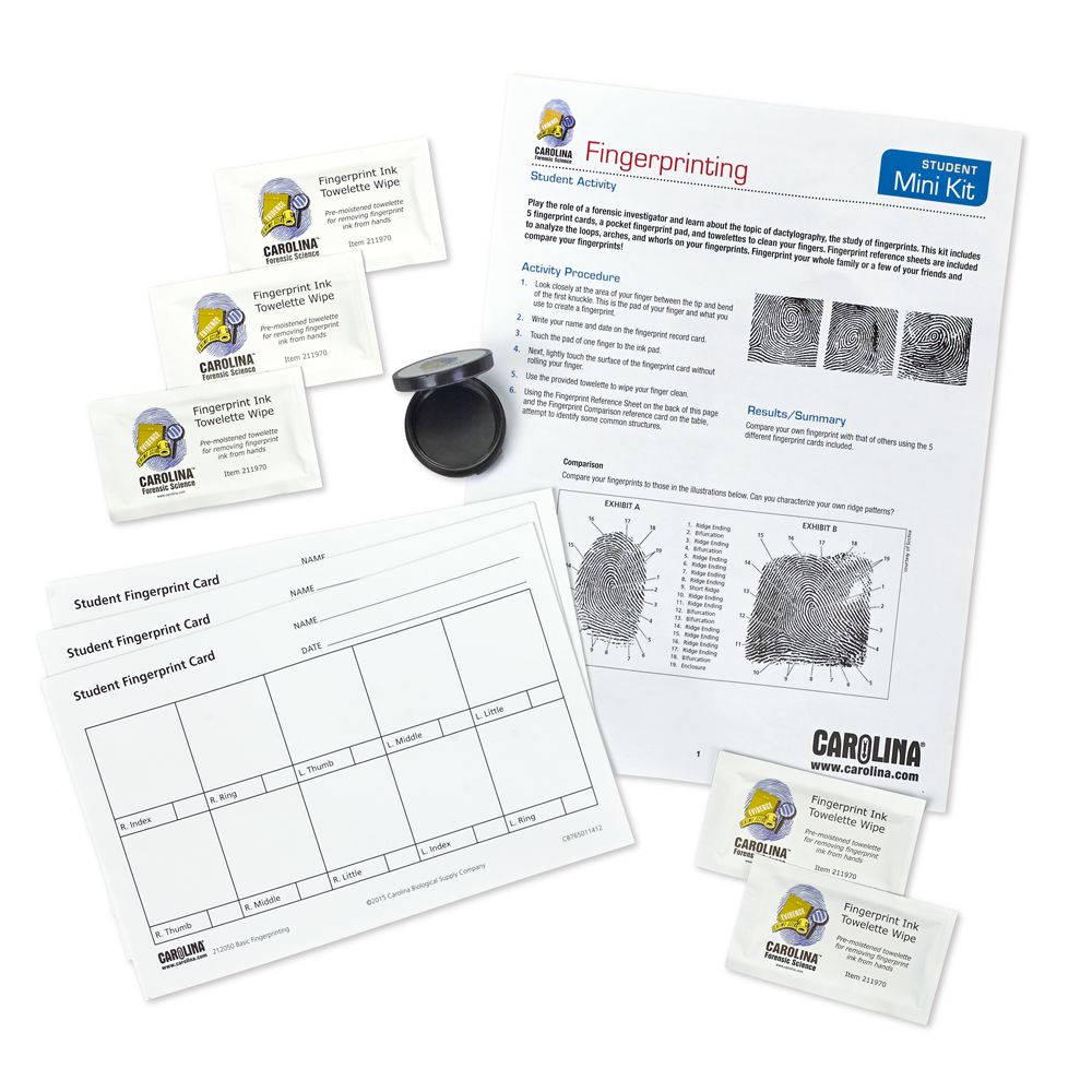 Fingerprinting Ink Pads, Forensic Tools & Teaching Supplies