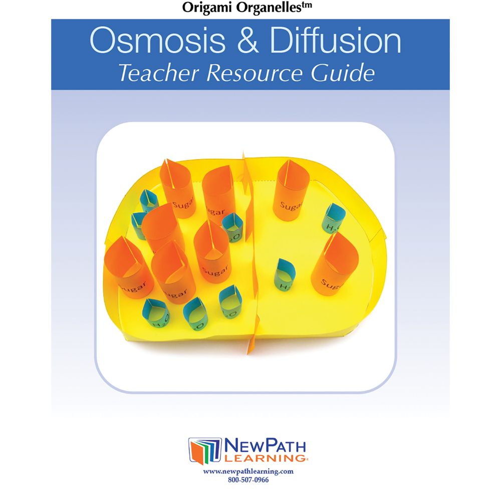 Origami Organelles™ 3D Paper Model Kit Osmosis and Diffusion