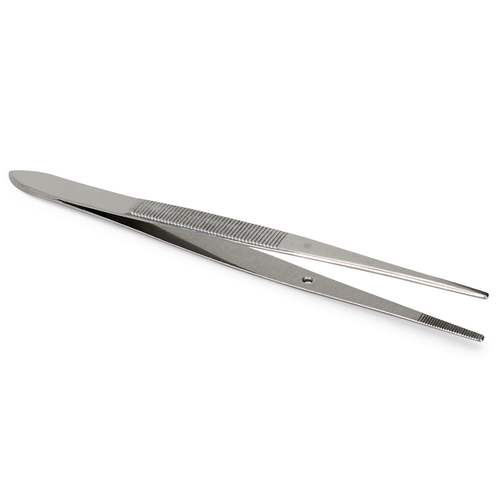 Medium Point Forceps, Tweezers, Curved, 4.5 (#4150)