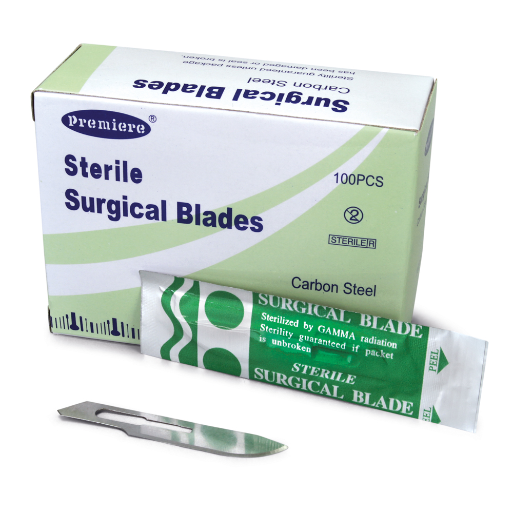 Scalpel Blades, Economy, No. 22, Fits Handle No. 4