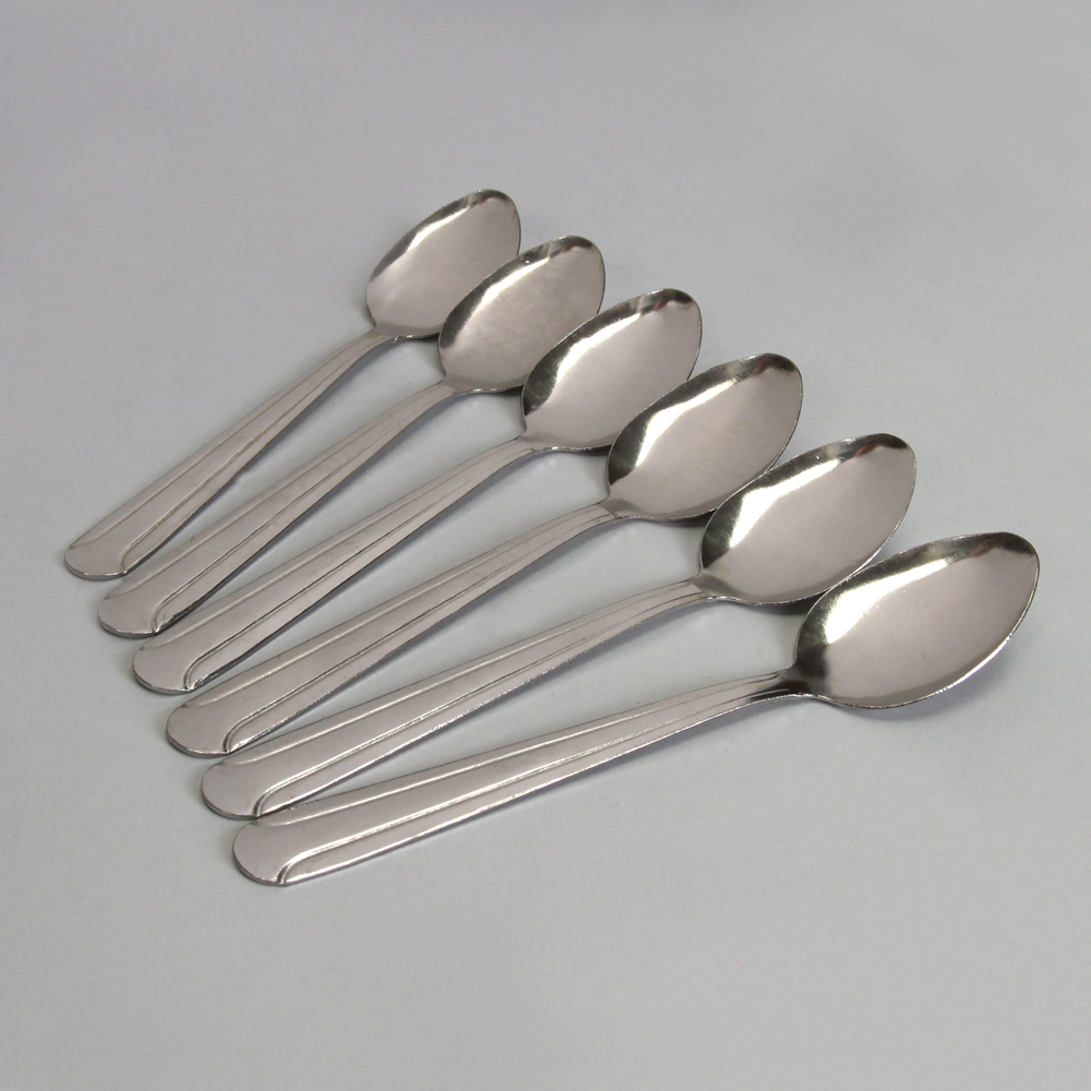 Metal Spoons, Pack of 6