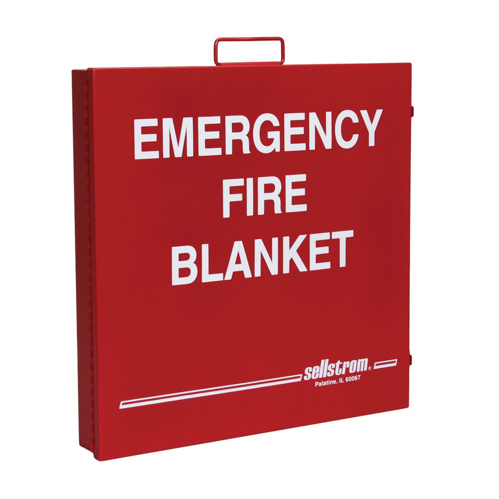 Fire Blanket in Metal Case  Carolina Biological Supply