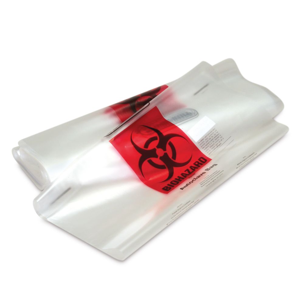 Autoclavable Biohazard Disposal Bags, 24 X 30", Pack of 100 Carolina