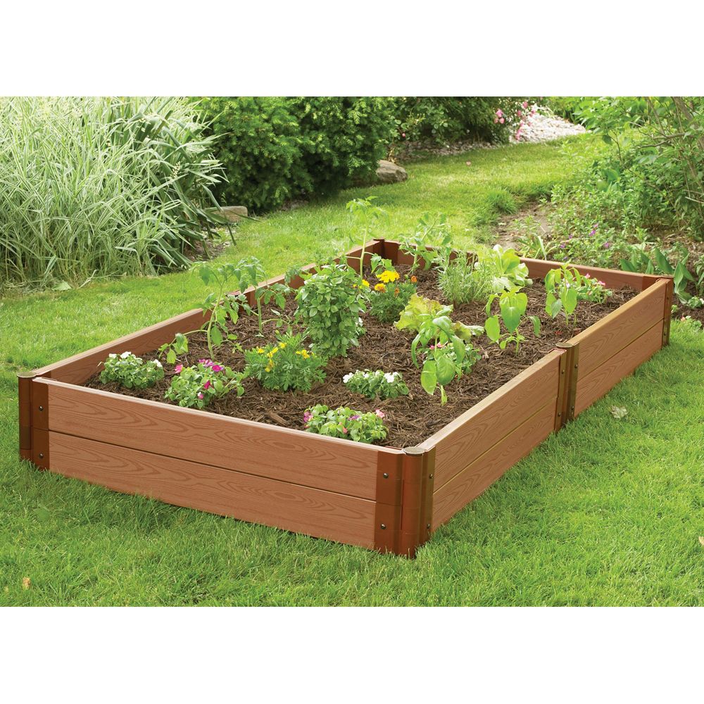 Frame It All Composite Raised Garden Bed, 4 x 8ft Kit Carolina Biological Supply