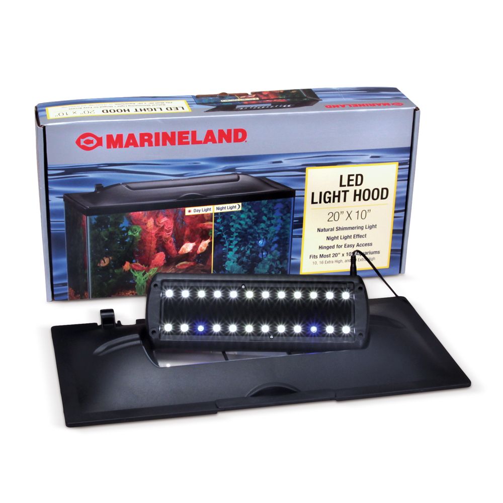 Aquarium Hood, Full, LED, for 10gal Tank Carolina Biological Supply