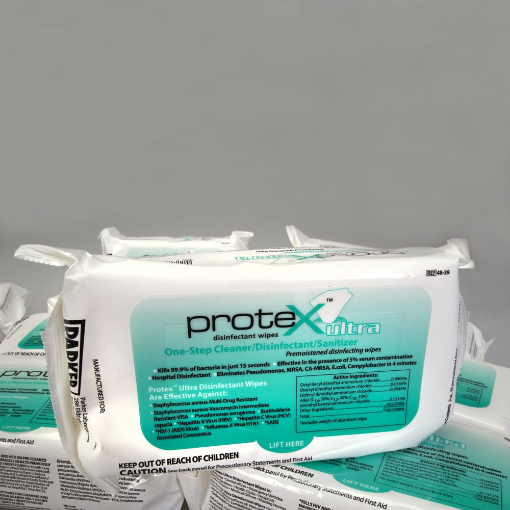 PROTEX™ ULTRA Disinfectant Wipes, Softpack of 60