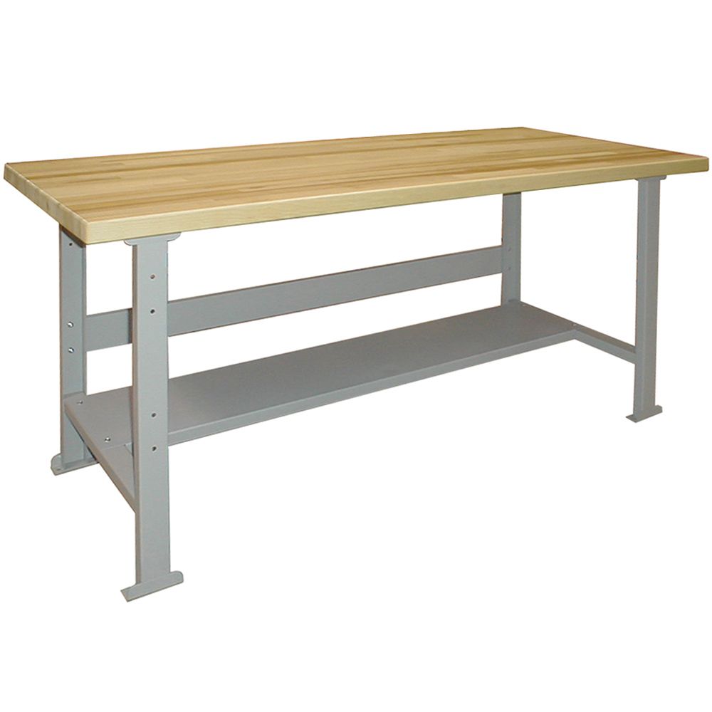 HeavyDuty Work Bench, 4 Station, 64 W x 54 D, 280 lbs