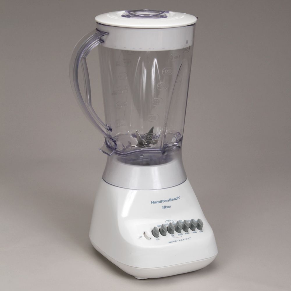 Blender, Hamilton Beach 10Speed with Plastic Carafe