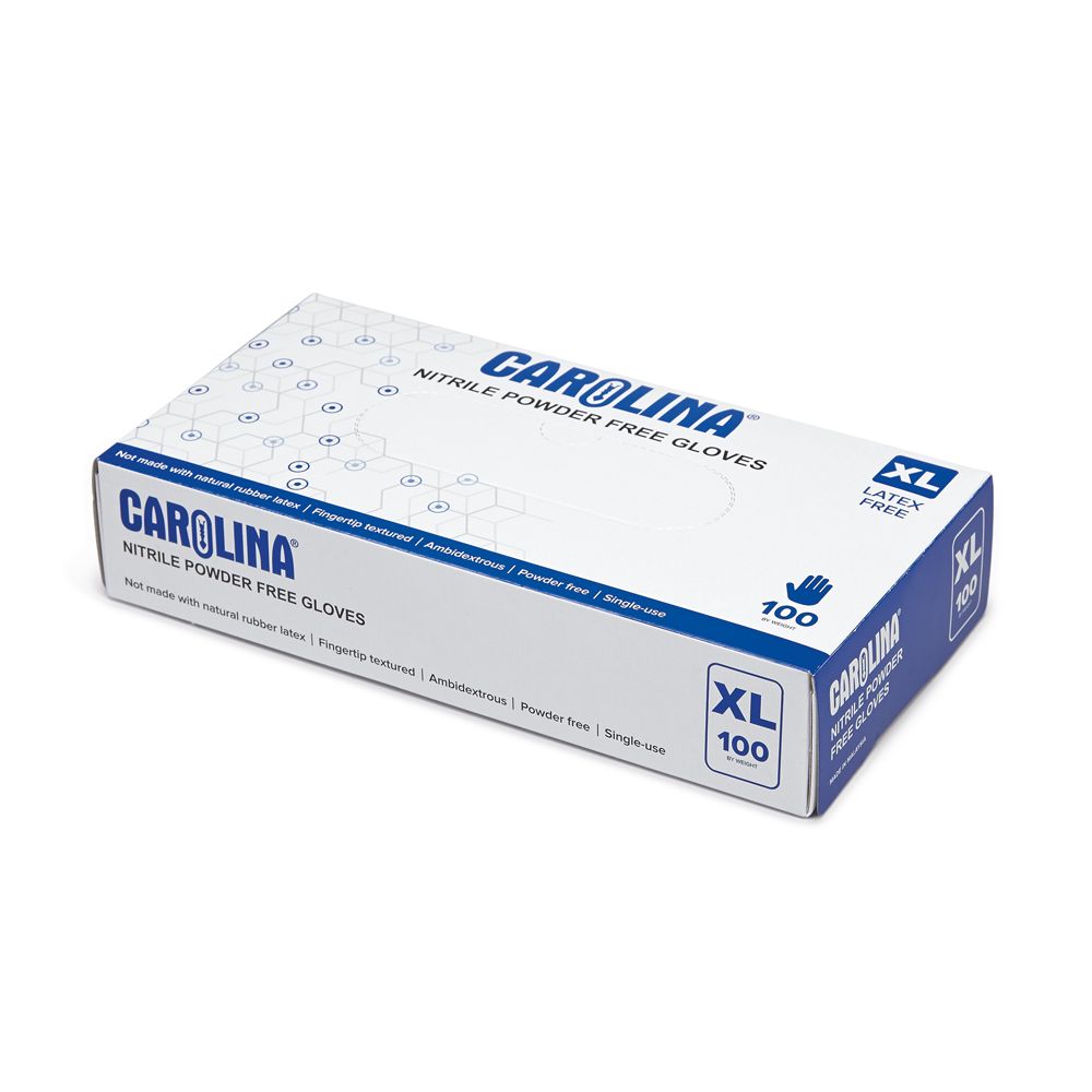 Nitrile Disposable Gloves, Medium, Box of 100 | Carolina