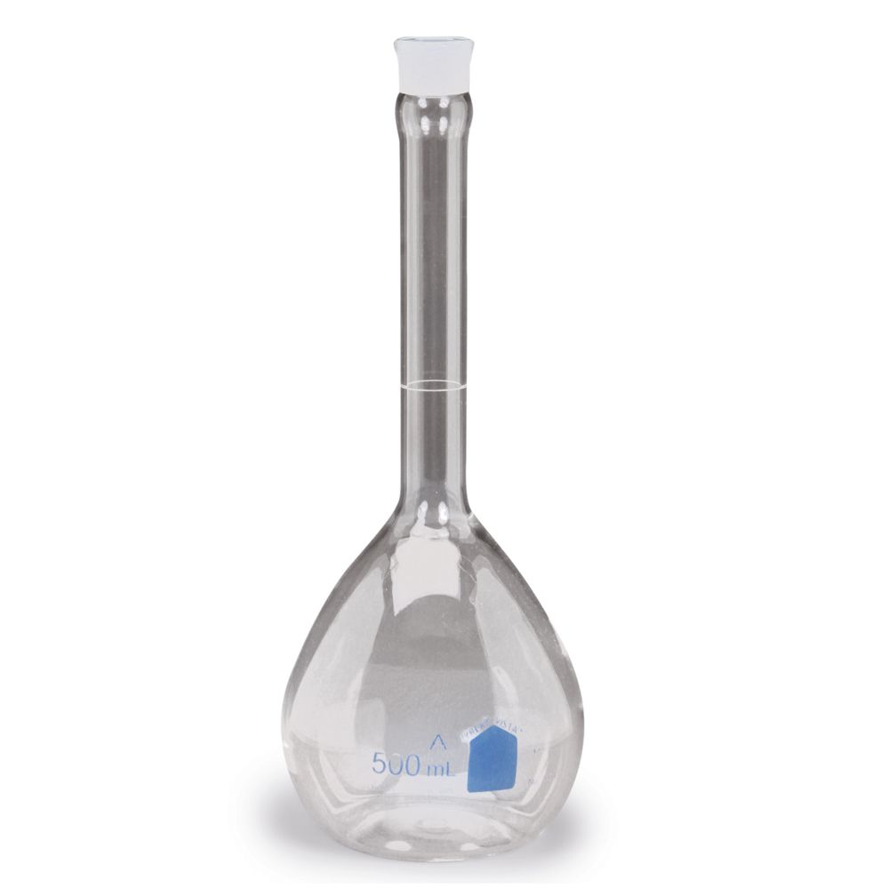 Pyrex® Vista™ Volumetric Flasks, Class A, 500 mL, Pack of 6