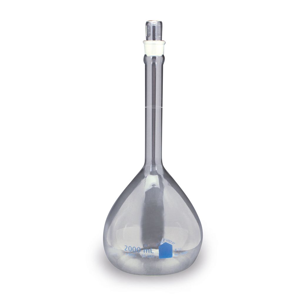 Pyrex® Vista™ Volumetric Flask, Class A, 2,000 mL Carolina Biological Supply