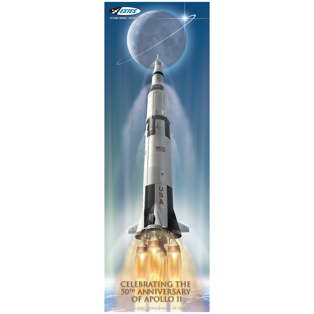 Estes® Saturn V Model Rocket, 1200 Scale Carolina Biological Supply