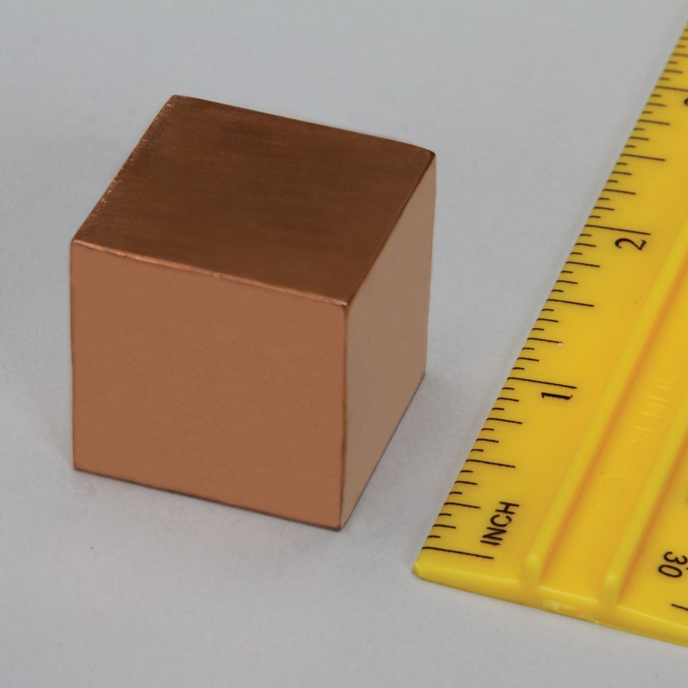 Density Cube, Copper, 1"