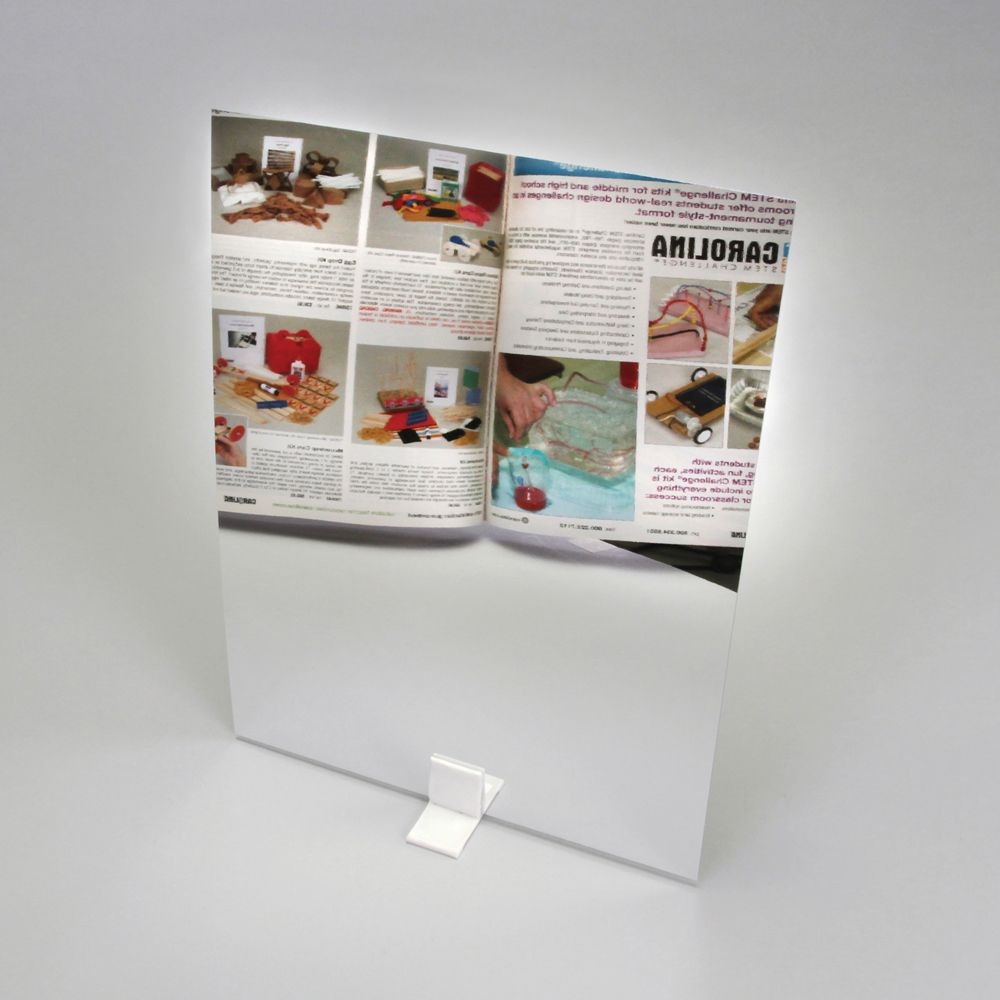 DoubleSided Flexible Acrylic Mirror, 81/2 x 11", Pack of 4