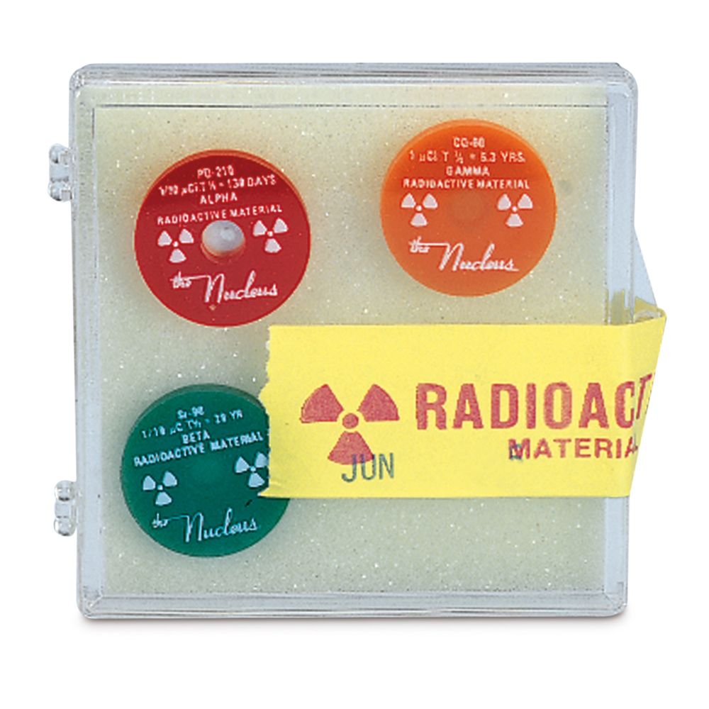 Radioactive Sources, 3-Piece Set | Carolina Biological Supply