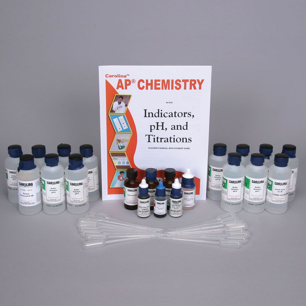 Indicators, pH, and Titrations Kit for AP® Chemistry