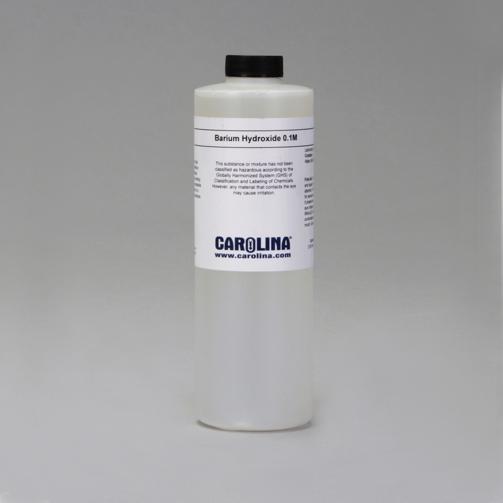 Barium Hydroxide Solution, 0.1 M Aqueous, Laboratory Grade, 500 mL