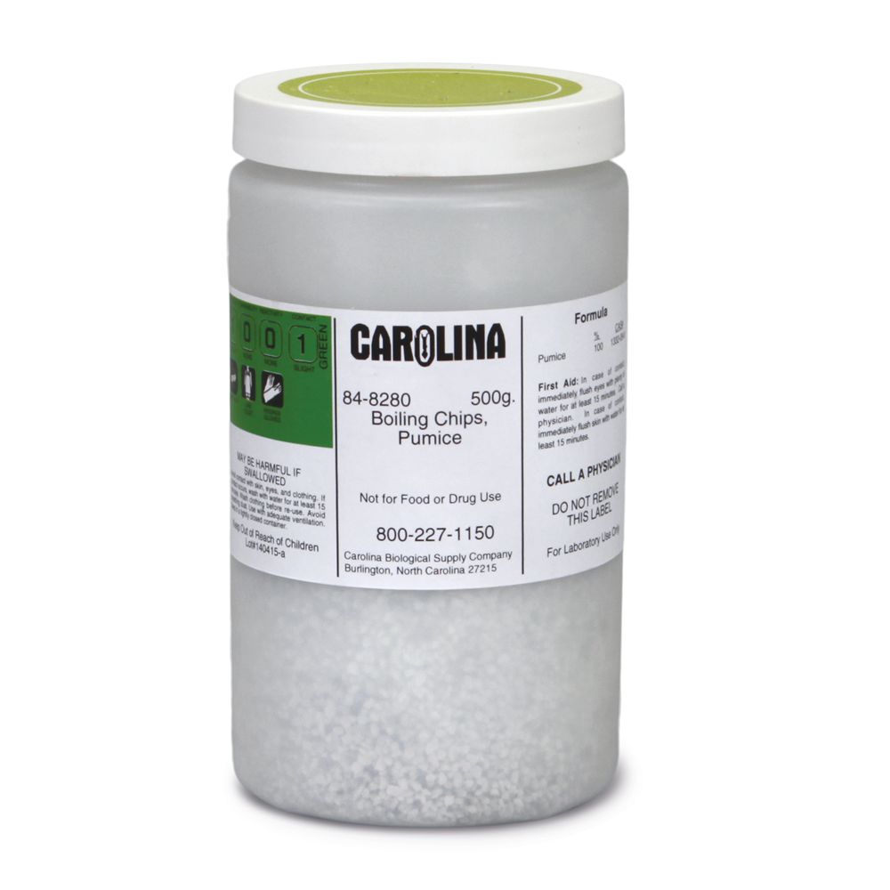 Boiling Chips, Pumice, Laboratory Grade, 500 g Carolina Biological Supply