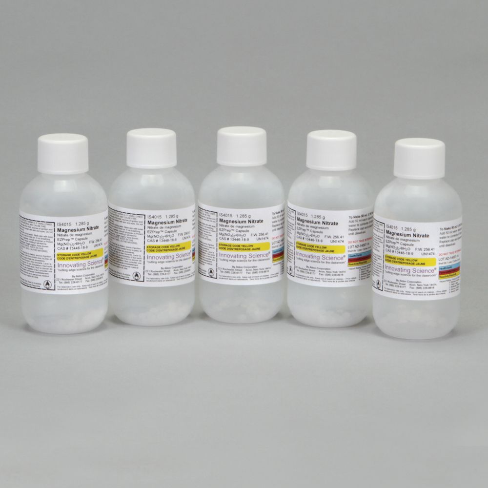 Magnesium Nitrate ChemCapsule, Small, Laboratory Grade, Pack of 5