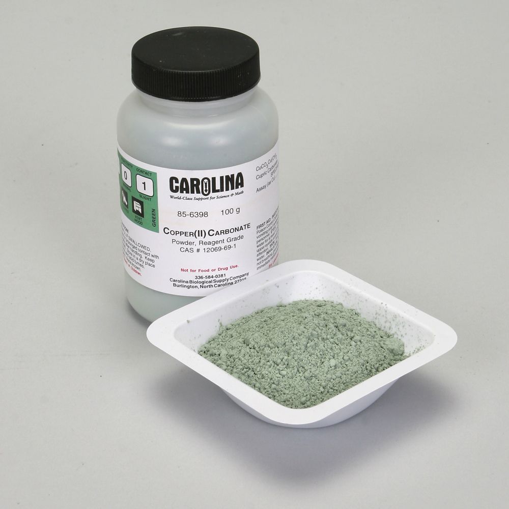 Cupric Carbonate, Powder Carolina Biological Supply