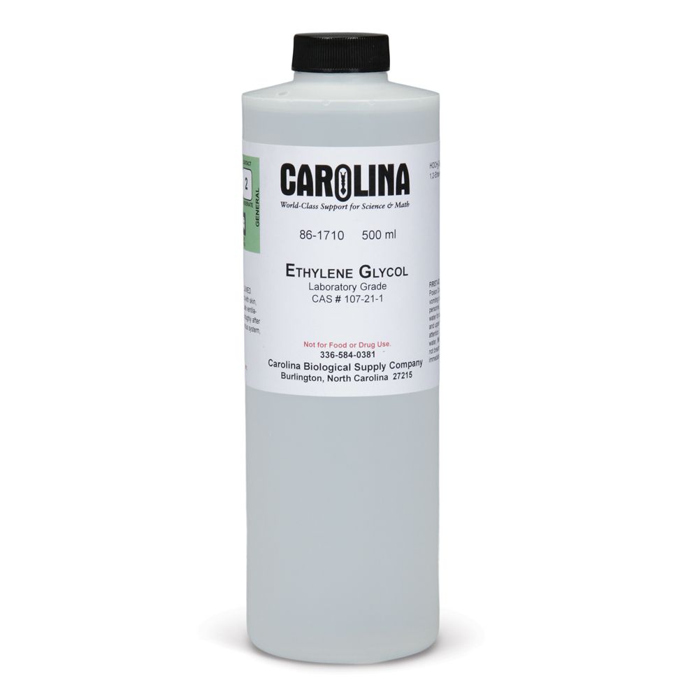 Ethylene Glycol, Laboratory Grade, 500 mL Carolina Biological Supply