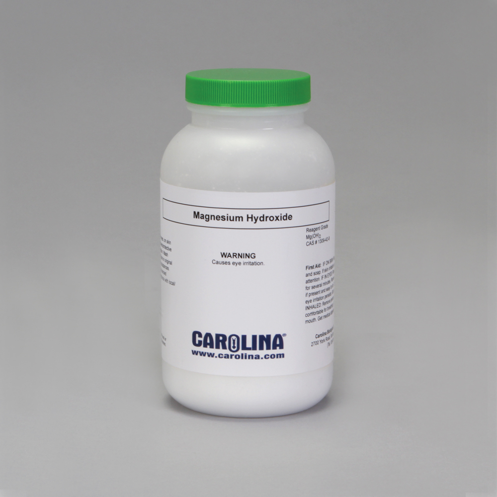 Magnesium Hydroxide, Reagent Grade, 100 g Carolina Biological Supply