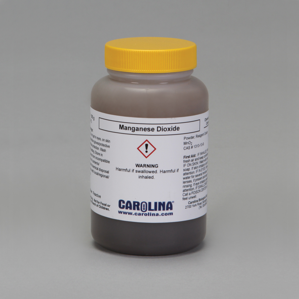 Manganese Dioxide, Powder, Reagent Grade, 100 g
