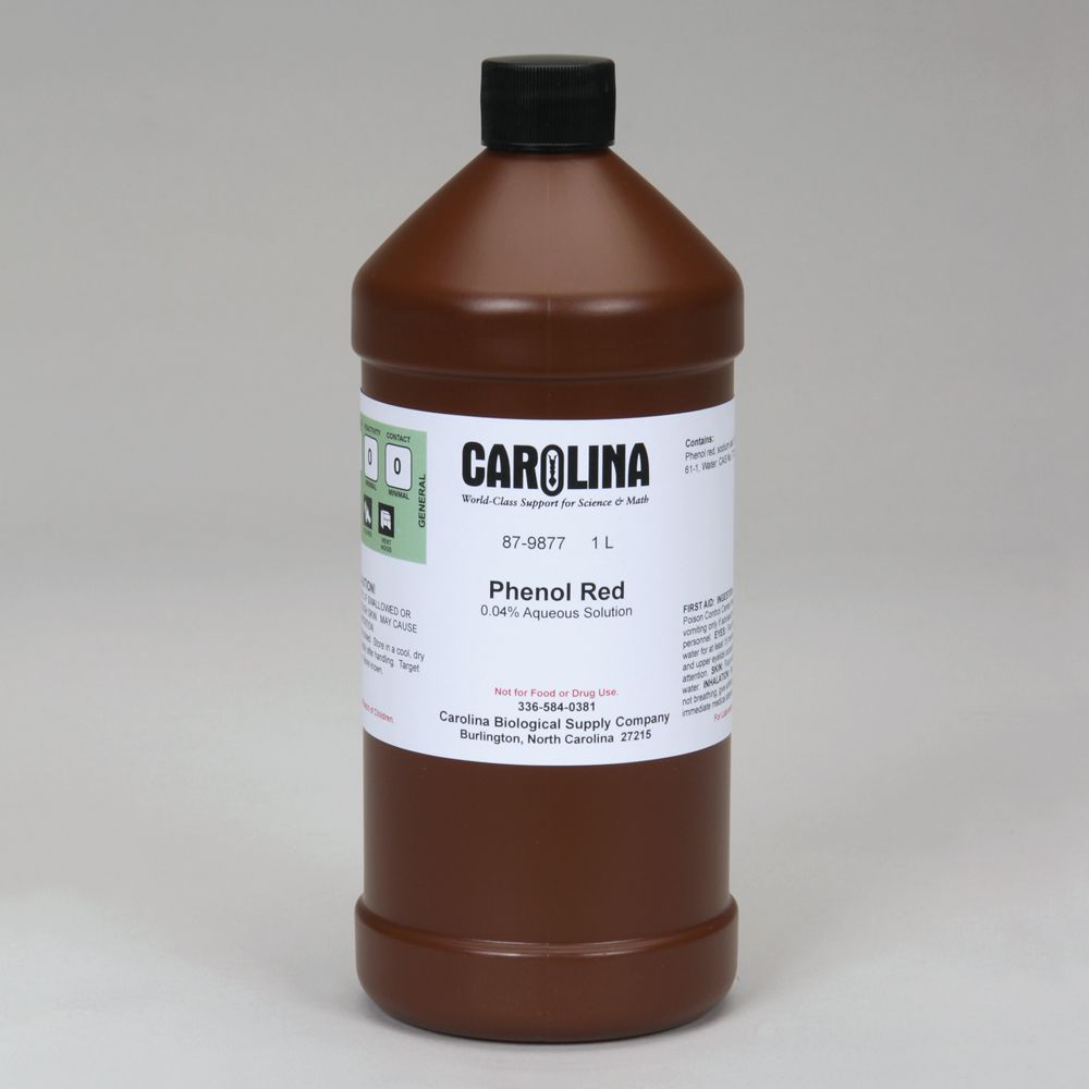 Phenol Red, Sodium Salt, 0.04 Aqueous, Laboratory Grade, 1 L