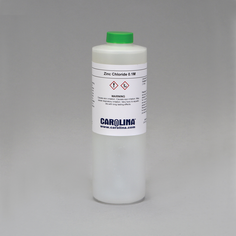 Zinc Chloride, 0.1 M Aqueous, Laboratory Grade, 500 mL
