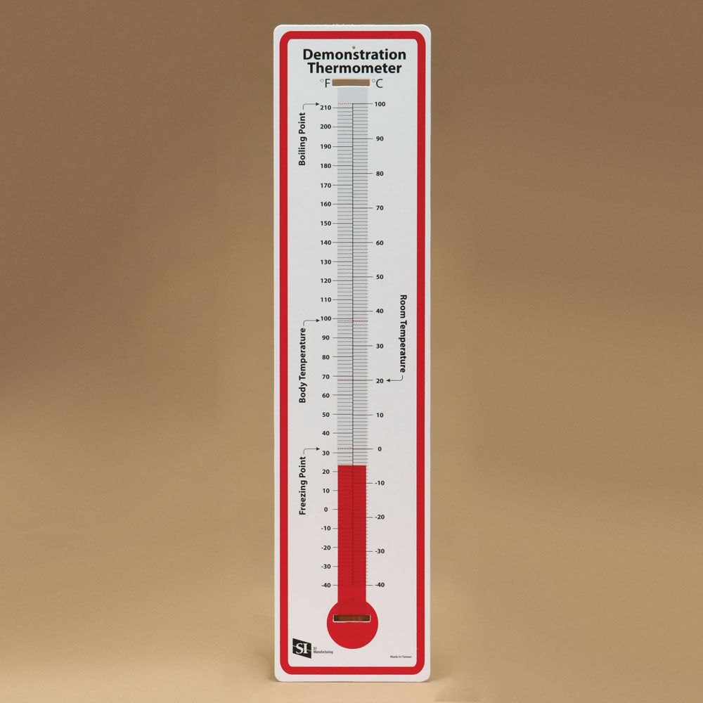 Tactile Demonstration Thermometer