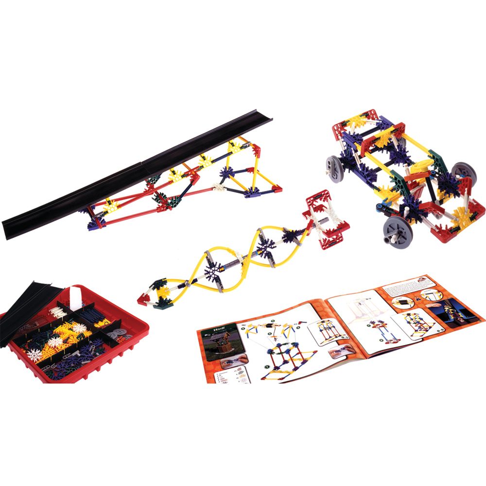 K'NEX Education Introduction to Wheels & Axles and Inclined Planes Set