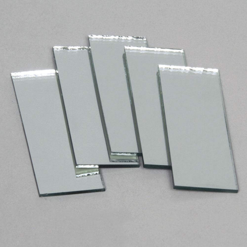 Mirror, Plate Glass, 1 x 3 inch, Pack of 16 Carolina Biological Supply